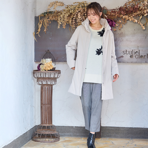 ヴィクトリアダウン・デザインフードコート | レディースファッション