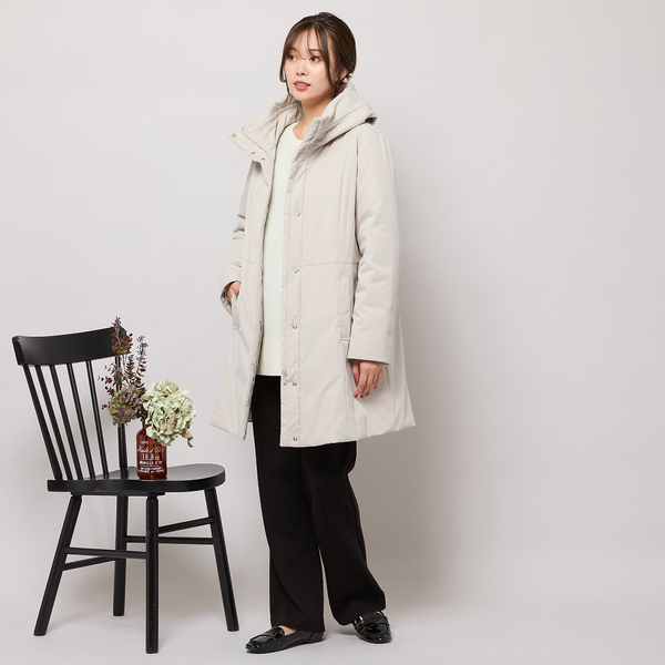 ヴィクトリアダウン・デザインフードコート | レディースファッション