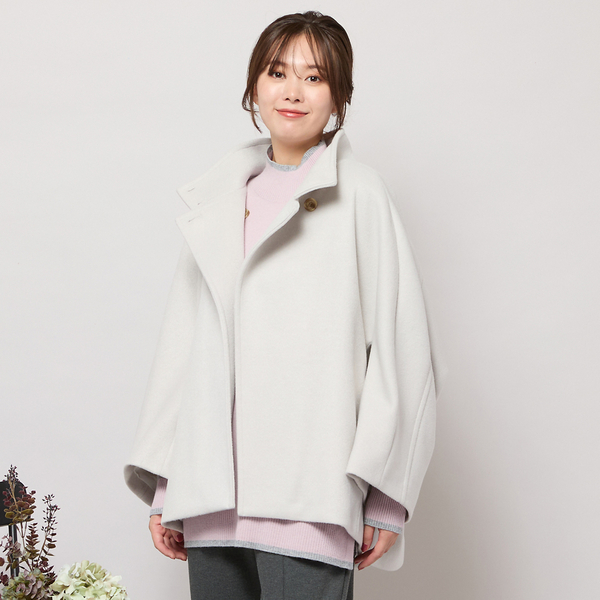 ピサーノ（PISANO）/スタンドカラー・ドルマンスリーブジャコット スタンドカラー・ドルマンスリーブジャコット | レディース