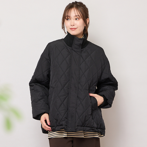 未使用級　XL　グッチ　キルティングジャケット　パールボタン　シェリーライン　黒 GUCCI】【シェリーライン】【イタリア製】【アウター】グッチ『GG柄