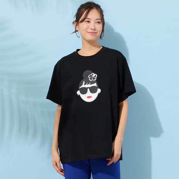 手洗いOK・綿100％・HAPPY FACEコラボ】エマちゃんTシャツ
