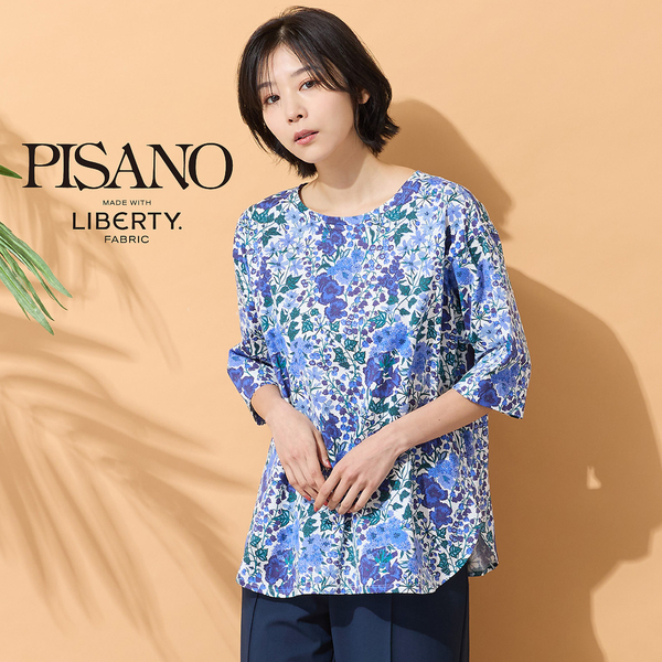 10日まで出品します。yoriラウンドヘムカットソー L】コットンナイロントリコット ラウンドヘムカットソー(54815616-2025