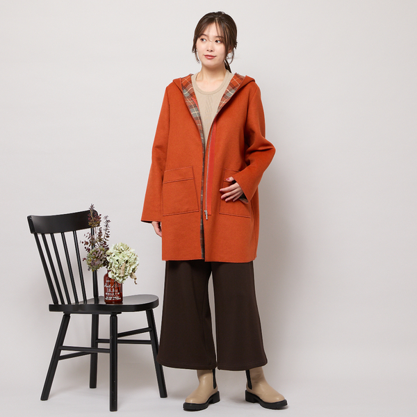 ワンカラー・サイドスリットニットトップ | レディースファッション