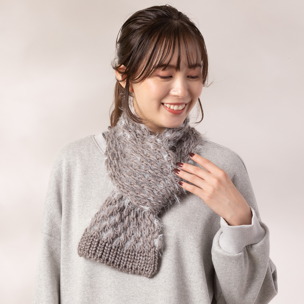 ざっくり編みミニマフラー | レディースファッション【JUNIOR Online