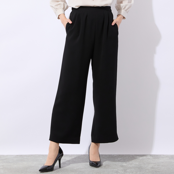 セットアップ可】ダブルクロスノーカラージャケット | レディース