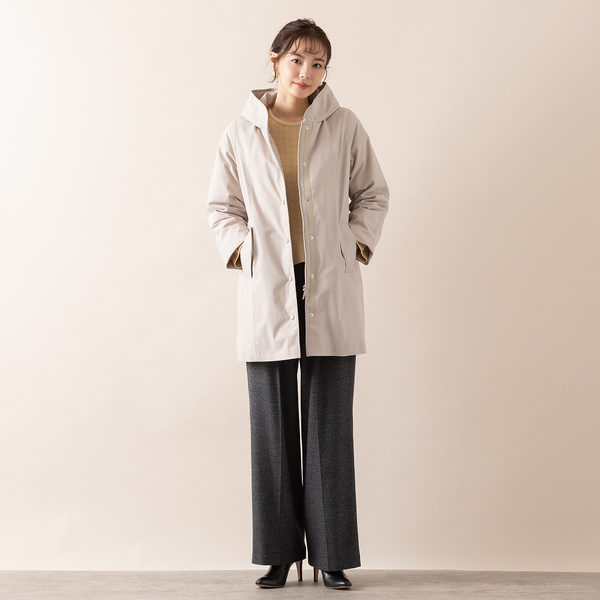 S・Mサイズ】ボリューム衿 ダウンコート | レディース