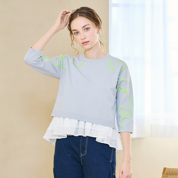 【Charme par Eclat】裾フリルタンクトップ Charme par Eclat】裾フリルタンクトップ | レディース