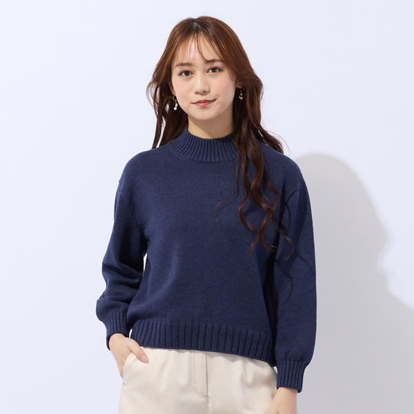 洗える】バルキー7GGプルオーバーニット | レディースファッション