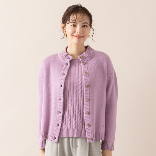 アンサンブル対応/S・Mサイズ】カシミヤ12GGカーディガン | レディース