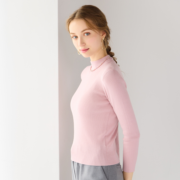 洗える】ハイネックリブニット | レディースファッション【JUNIOR