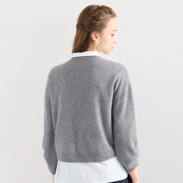 altureville グレー ニット ラメ ドライシャギープルオーバー altureville グレー ニット ラメ ドライシャギープルオーバー