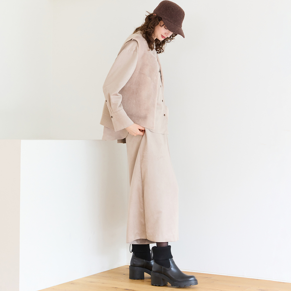 R-ISM人気アイテム】フェイクムートンジレ | レディースファッション