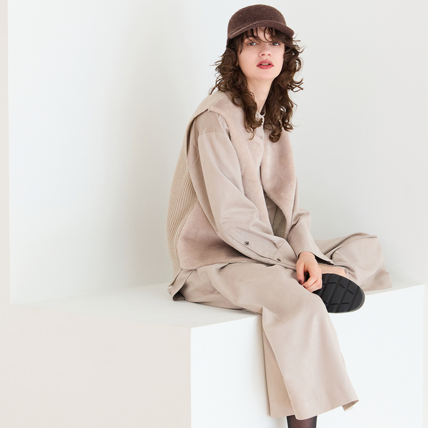 R-ISM人気アイテム】フェイクムートンジレ | レディースファッション