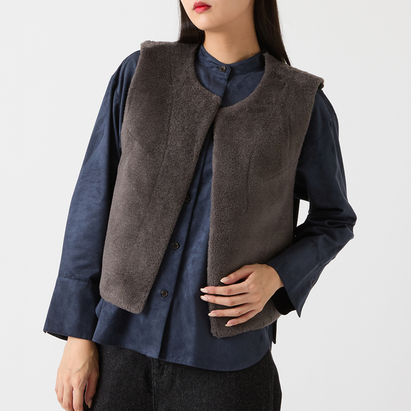 R-ISM人気アイテム】フェイクムートンジレ | レディースファッション