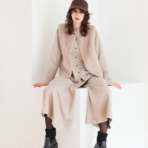 追加生産】フェイクムートンジレ | レディースファッション【JUNIOR