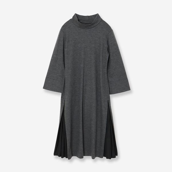 2WAYシルエット】圧縮ウールスムースコクーンワンピース | レディース