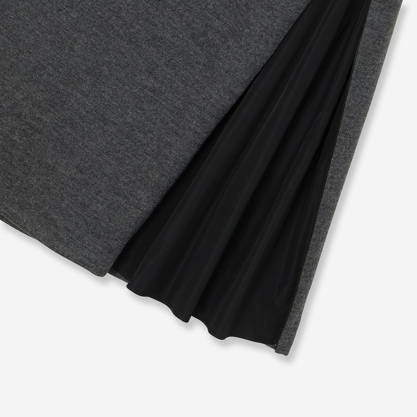 2WAYシルエット】圧縮ウールスムースコクーンワンピース | レディース