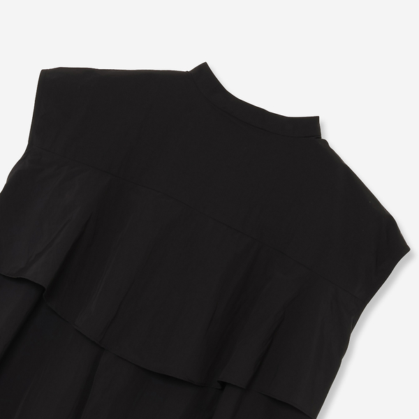 リズム（R_ISM）/【セットアップ対応】【撥水加工・接触冷感】バックフリルイージーブラウス セットアップ対応】【撥水加工・接触冷感】バックフリルイージー