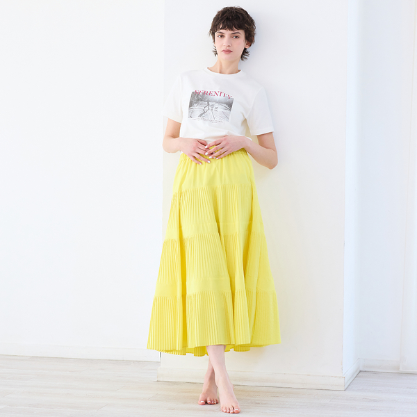 新色登場】3段プリーツスカート | レディースファッション【JUNIOR