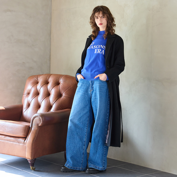 名品アイテム・カシミヤ100％】ロングコート | レディースファッション