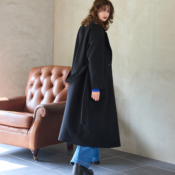 名品アイテム・カシミヤ100％】ロングコート | レディースファッション