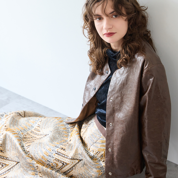 リバーシブル】シープレザーリバージャケット | レディース