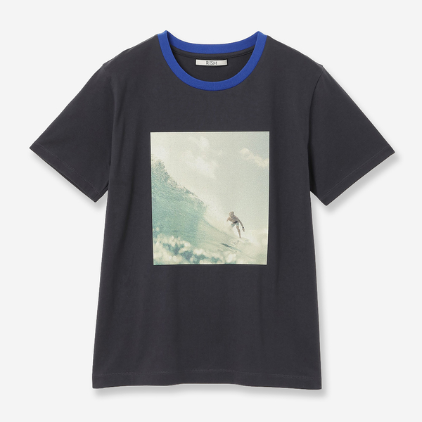 人気アイテム・全3色・洗える】フォトプリントTシャツ（SURF