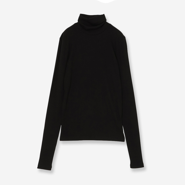 カシミヤブレンド・洗える】タートルカットソー | レディース