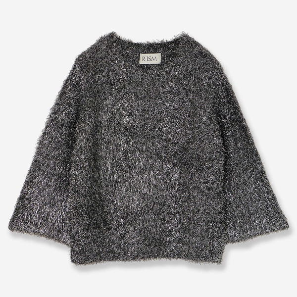 着映えアイテム・洗える】ラメニットプルオーバー | レディース