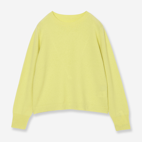 全6色】カシミヤ100％クルーネックニット | レディースファッション