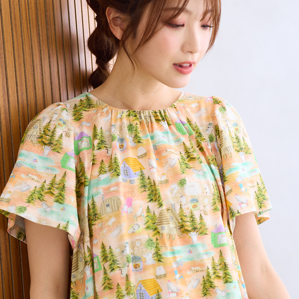 ブラウス シャツ 「22fabric」サウナフロック/チュニック レディース セール】【22fabric】サウナフロック/チュニック（シャツ