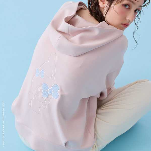My Melody】 マイメロディ 刺繍パーカー | レディースファッション