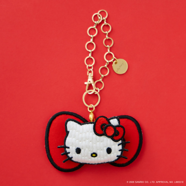 HELLO KITTY】ハローキティ コラボ刺繍チャーム | レディース