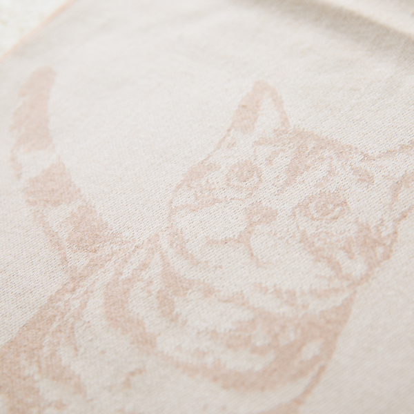 日本製/発熱/保温/静電防止 】ねこマフラー | レディースファッション