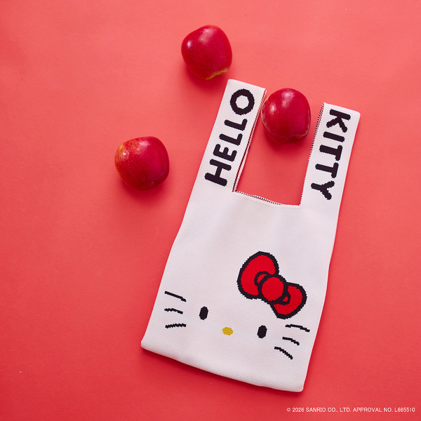 HELLO KITTY】 ハローキティ ニットバッグ | レディースファッション