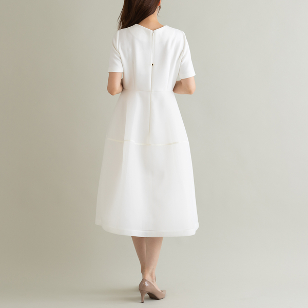 異素材使いハイウエストワンピ―ス | レディースファッション【JUNIOR