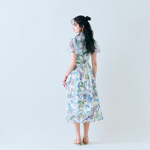 【Audie a Muses】25商品美品　マリンPTリボンタイワンピース　38 マリンPTリボンタイワンピース | レディースファッション【JUNIOR