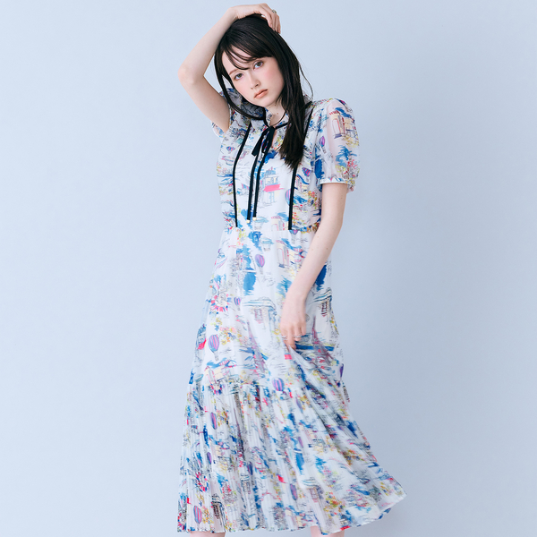 パリプリントワンピース | レディースファッション【JUNIOR Online Shop】