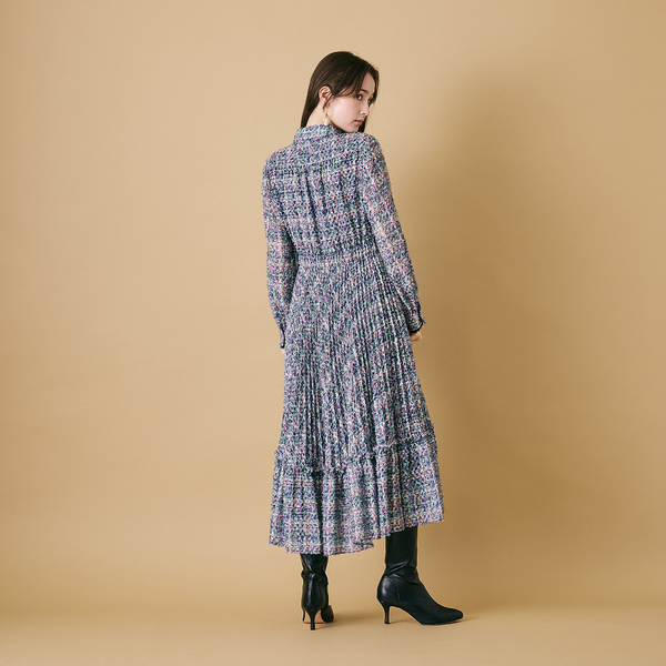 ツィードプリントワンピース | レディースファッション【JUNIOR Online