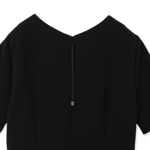 M-StyleLuxeコラボ】【人気のため追加】メッシュスカートワンピース