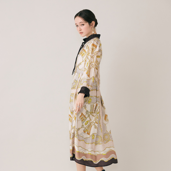 ジュエリープリントワンピース | レディースファッション【JUNIOR