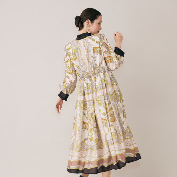 ジュエリープリントワンピース | レディースファッション【JUNIOR