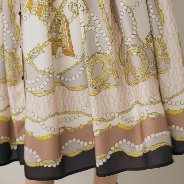 ジュエリープリントワンピース | レディースファッション【JUNIOR