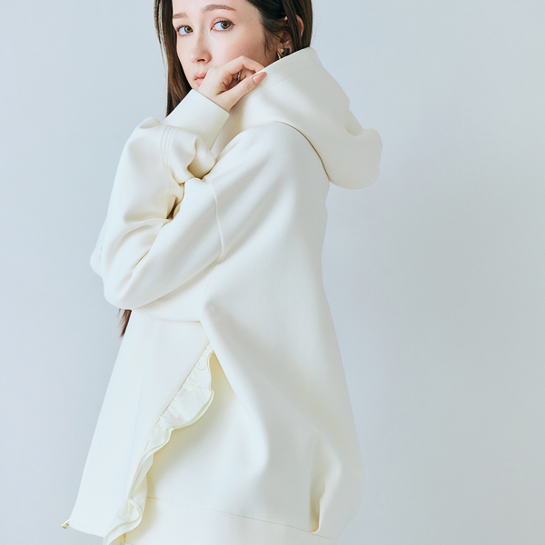 mgさま】PRANK PROJECT フリルジップアップパーカー mgさま】PRANK