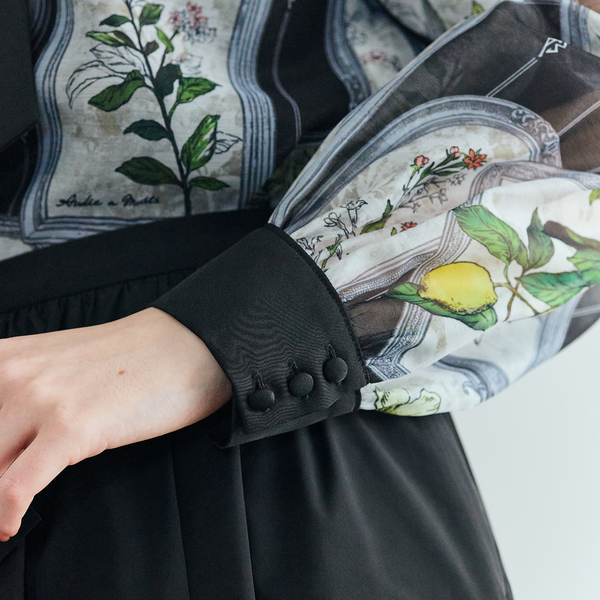 フラワーフレームプリントブラウス | レディースファッション【JUNIOR