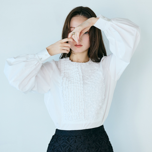 フロントフリルレイヤードブラウス | レディースファッション【JUNIOR