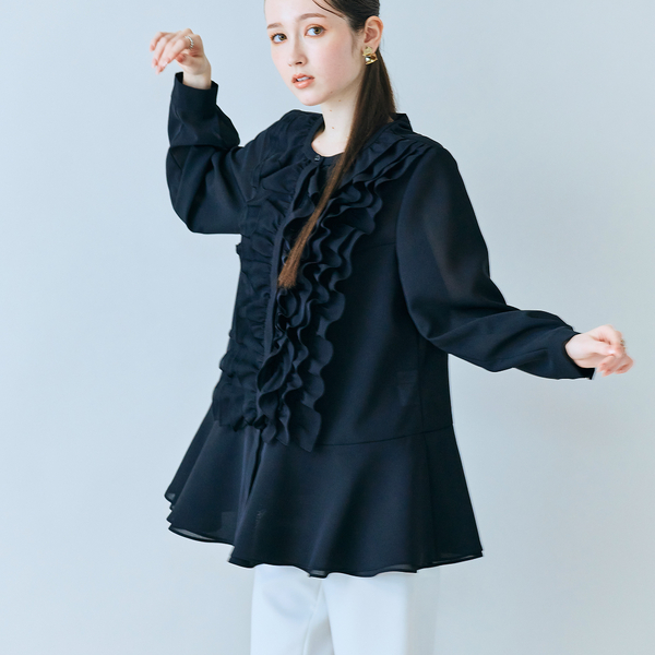 たっぷりフリルブラウス | レディースファッション【JUNIOR Online Shop】
