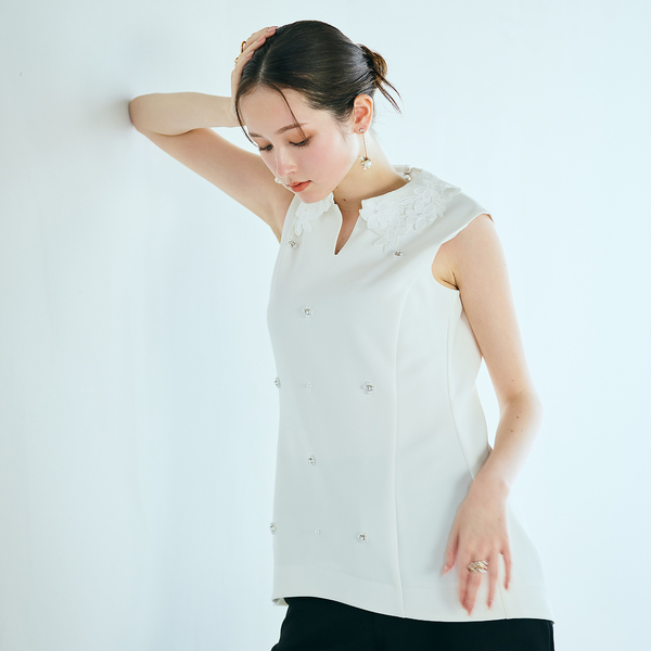 2WAYノースリーブブラウス | レディースファッション【JUNIOR Online