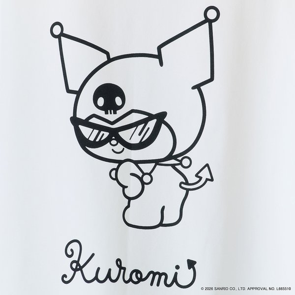 KUROMI】クロミ プリントラッシュガード素材パーカー | レディース