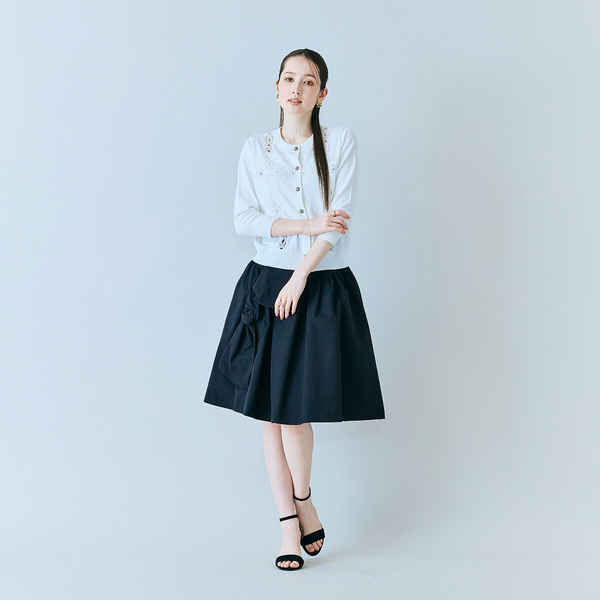 人気追加】タックリボンスカート | レディースファッション【JUNIOR